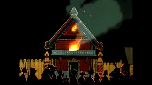 Кадр из мультфильма Кошкин дом