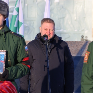 Прощание с Дмитрием Сташковым прошло на Мемориале боевой доблести и трудовой славы березовчан