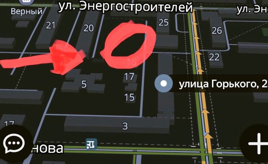 Фрагмент карты со страницы ВК Александра Скрябина