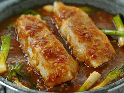 Рыба в горячем соусе по-китайски