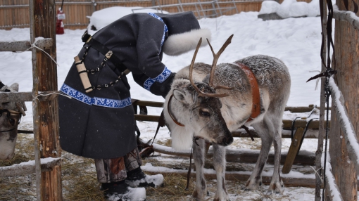 Уральская резиденция Деда Мороза и его рогатая свита из 11 северных оленей ждут гостей