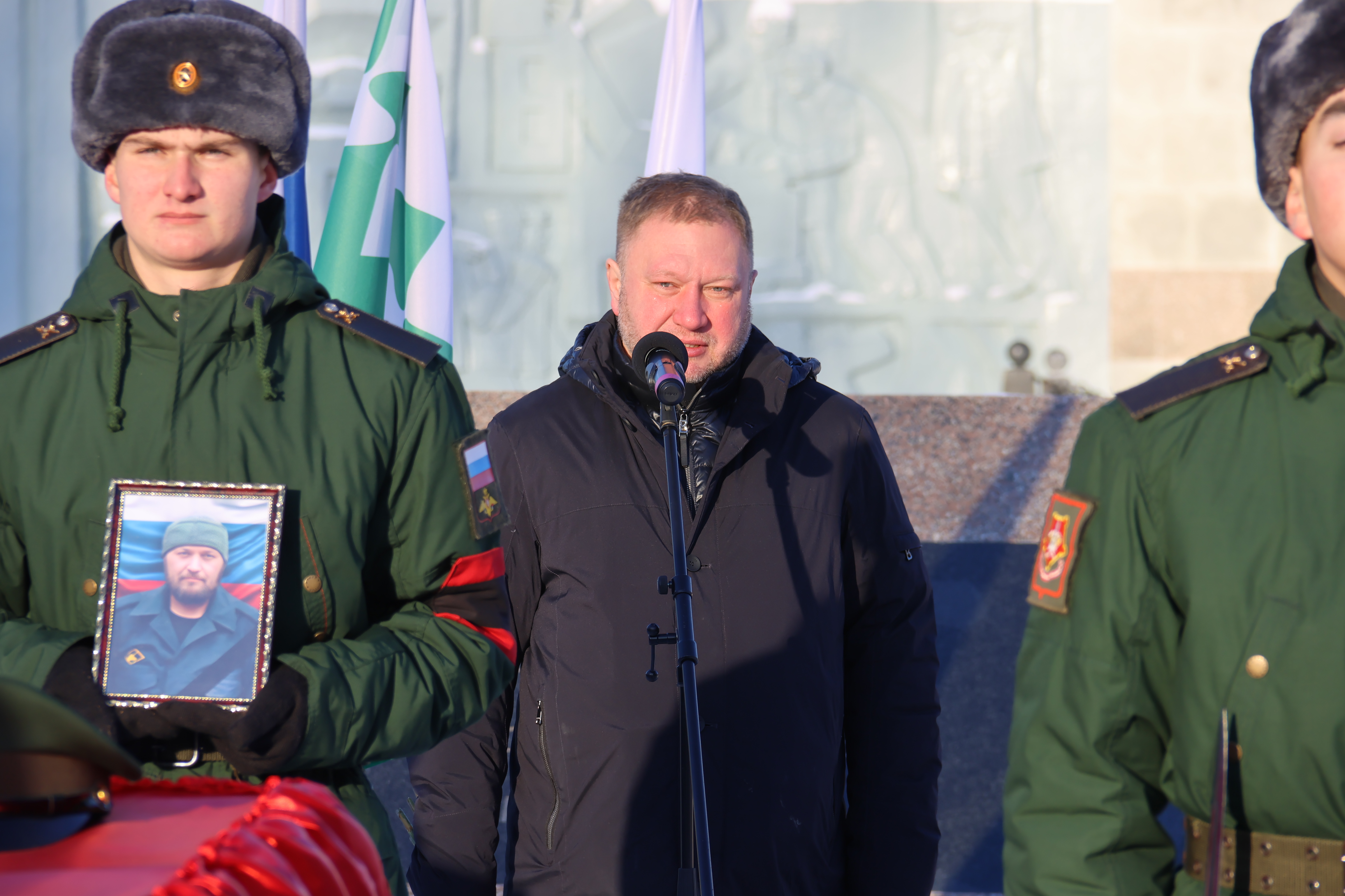 Прощание с Дмитрием Сташковым прошло на Мемориале боевой доблести и трудовой славы березовчан
