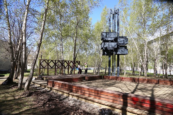 Культурный сквер в Берёзовском появился благодаря общественной инициативе